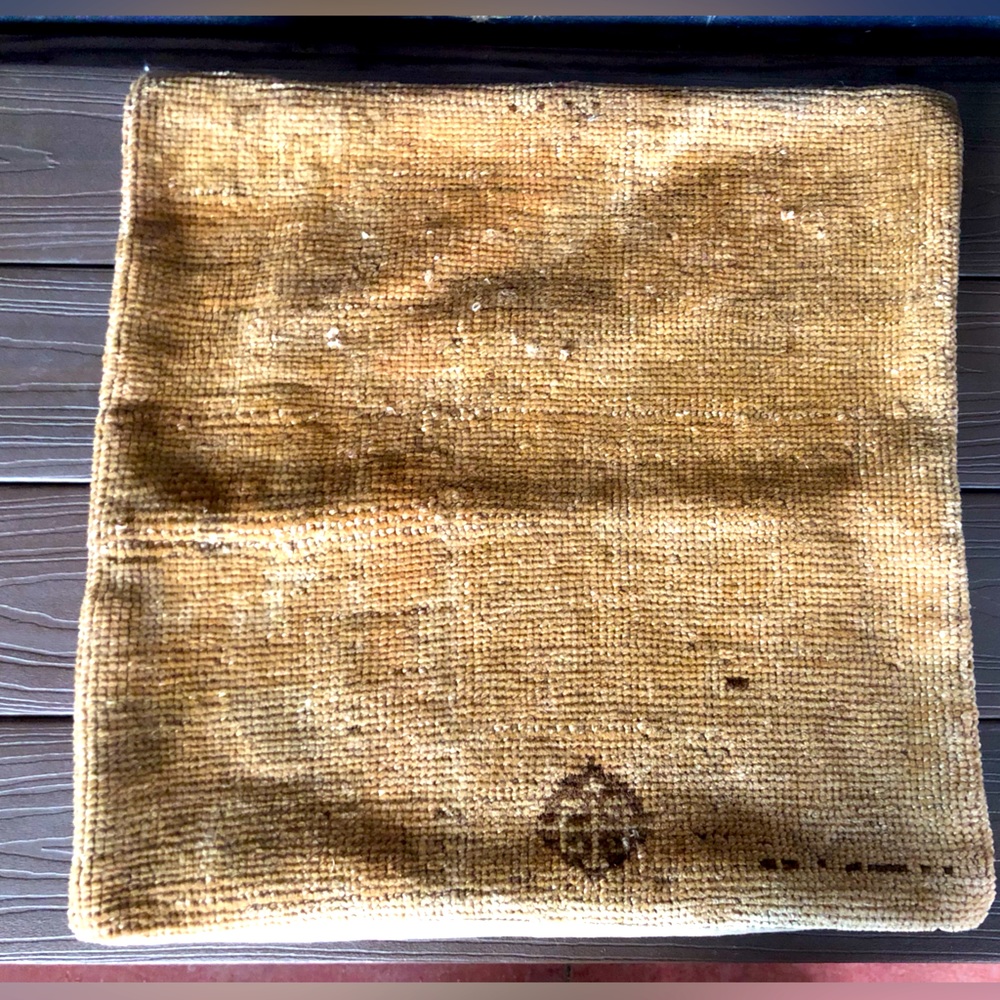 18” Heavy Cotton & Wool Accent Pillow Cover